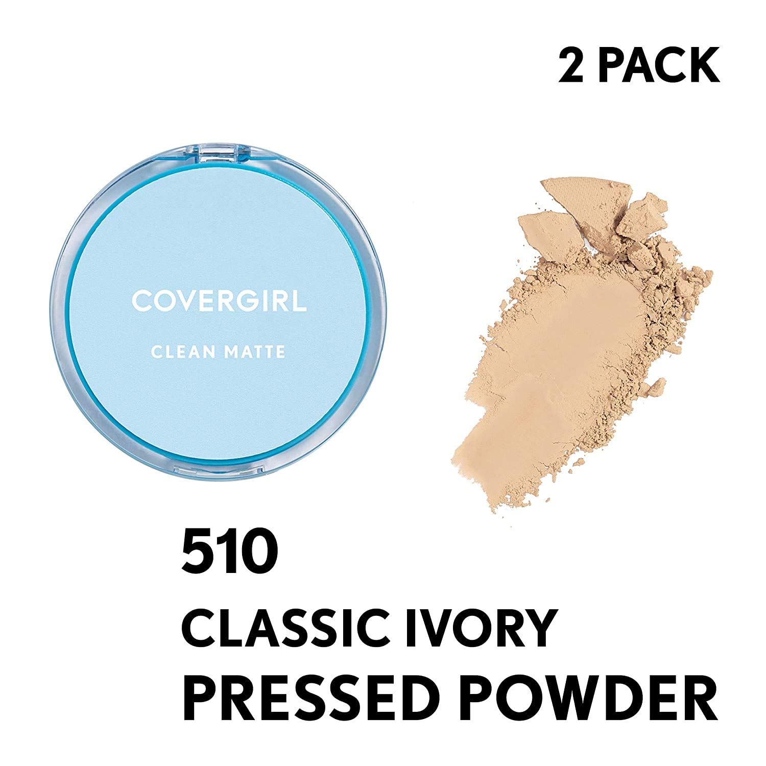 Foto 3 pulgar | Polvo Prensado Covergirl Clean Matte Classic Ivory 10gx2 - Venta Internacional.