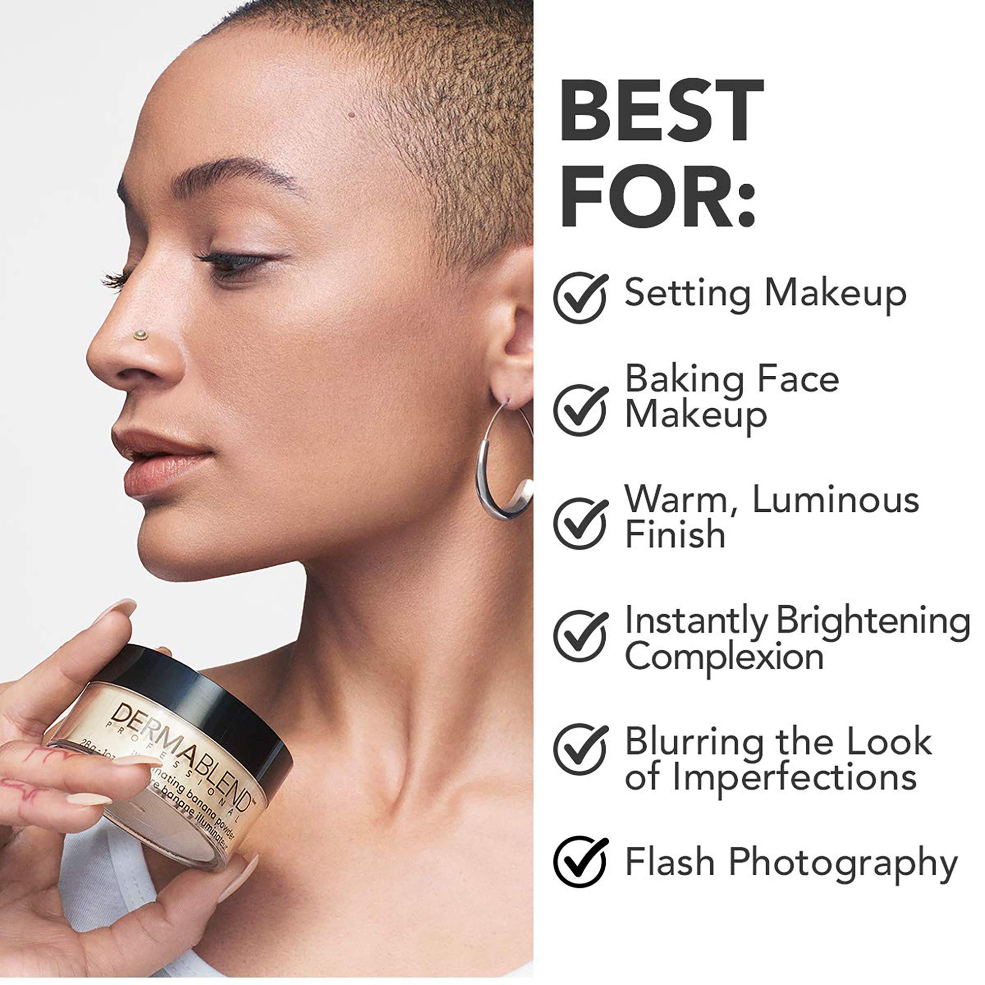 Foto 5 pulgar | Polvo Fijador Dermablend Illuminating Banana, 18 Ml - Venta Internacional.