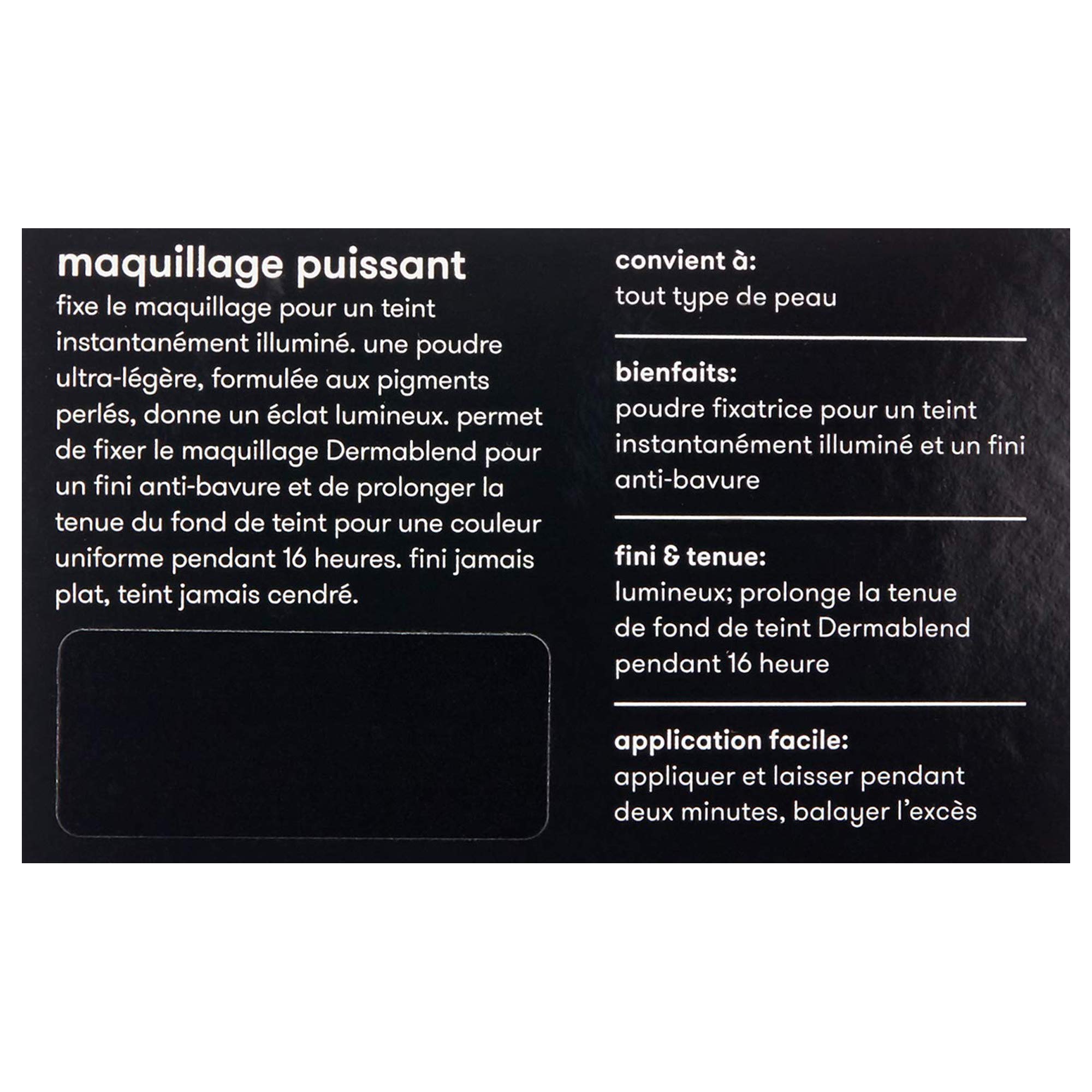 Foto 7 pulgar | Polvo Fijador Dermablend Illuminating Banana, 18 Ml - Venta Internacional.