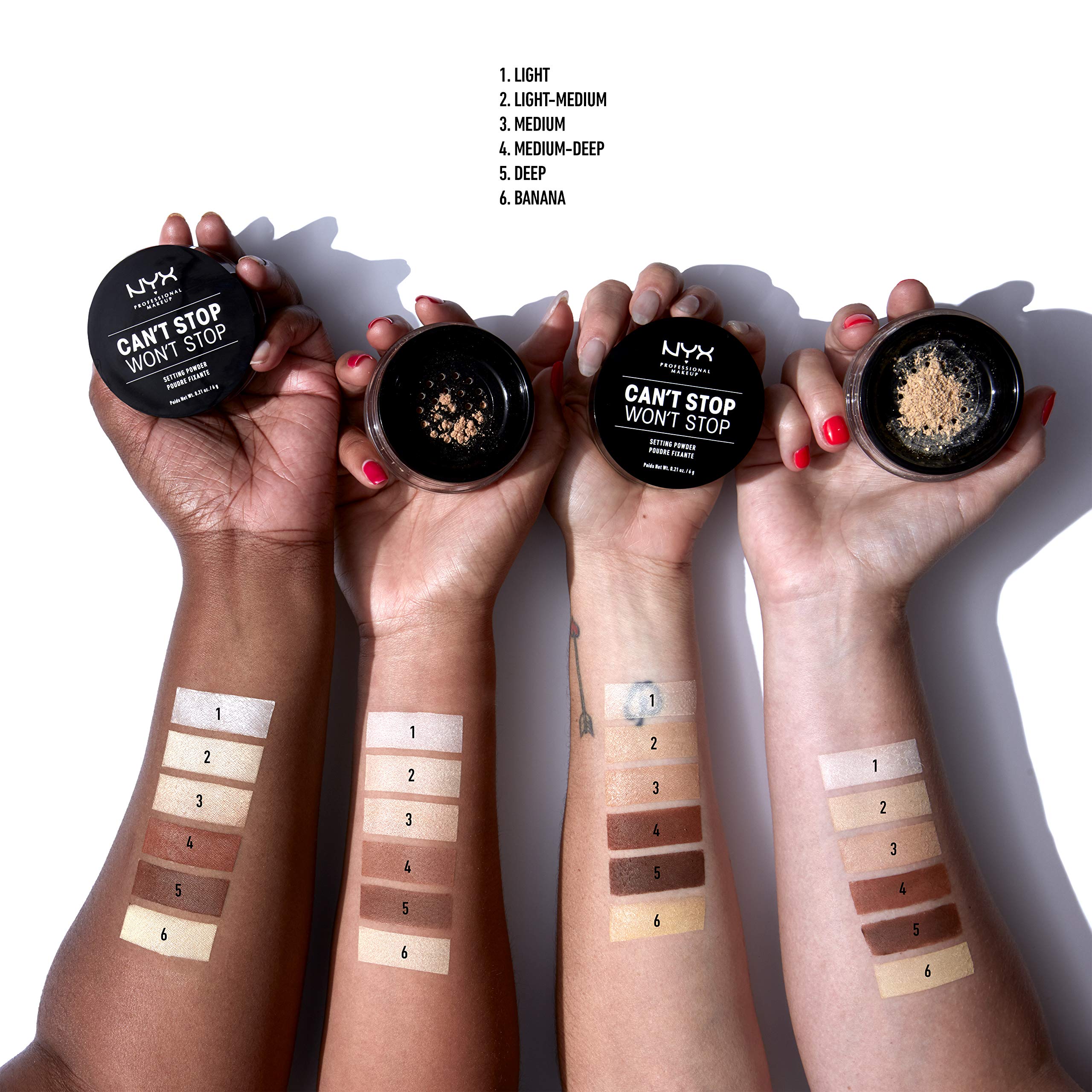 Foto 5 pulgar | Polvo Fijador Nyx Professional Makeup Can't Stop Won't Stop - Venta Internacional.