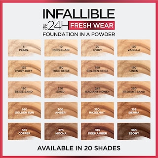 Foto 7 | Polvo Facial L'oreal Paris Infallible Fresh Wear Beige Sand - Venta Internacional.