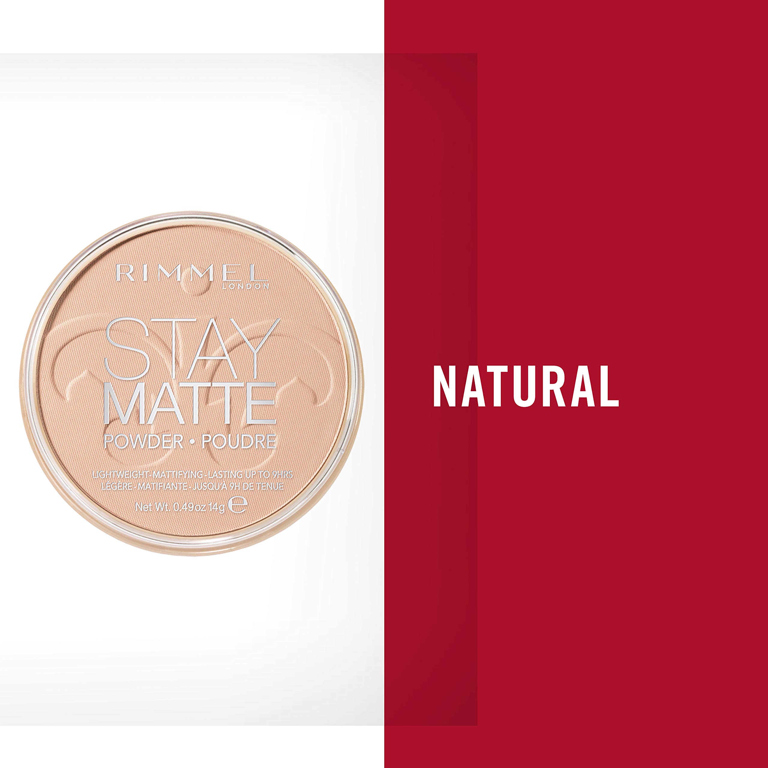 Foto 4 pulgar | Polvo Prensado Rimmel Stay Matte Natural, 14 G, 2 Unidades - Venta Internacional.