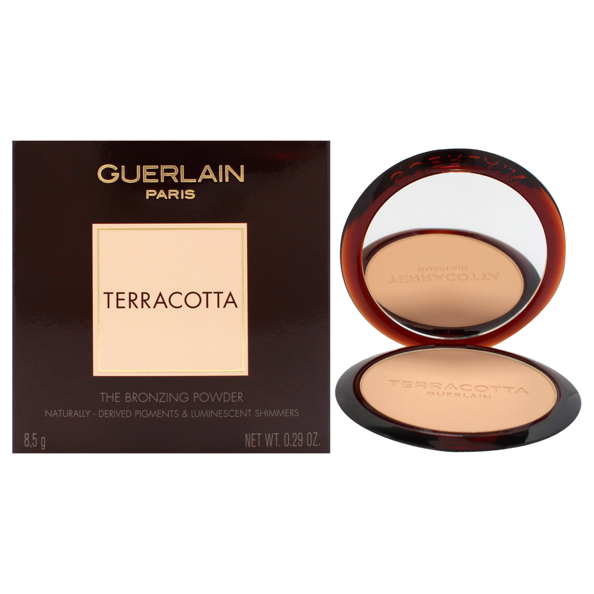 Polvo Bronceador Guerlain 96% Naturally 1 Light Warm - Venta Internacional.