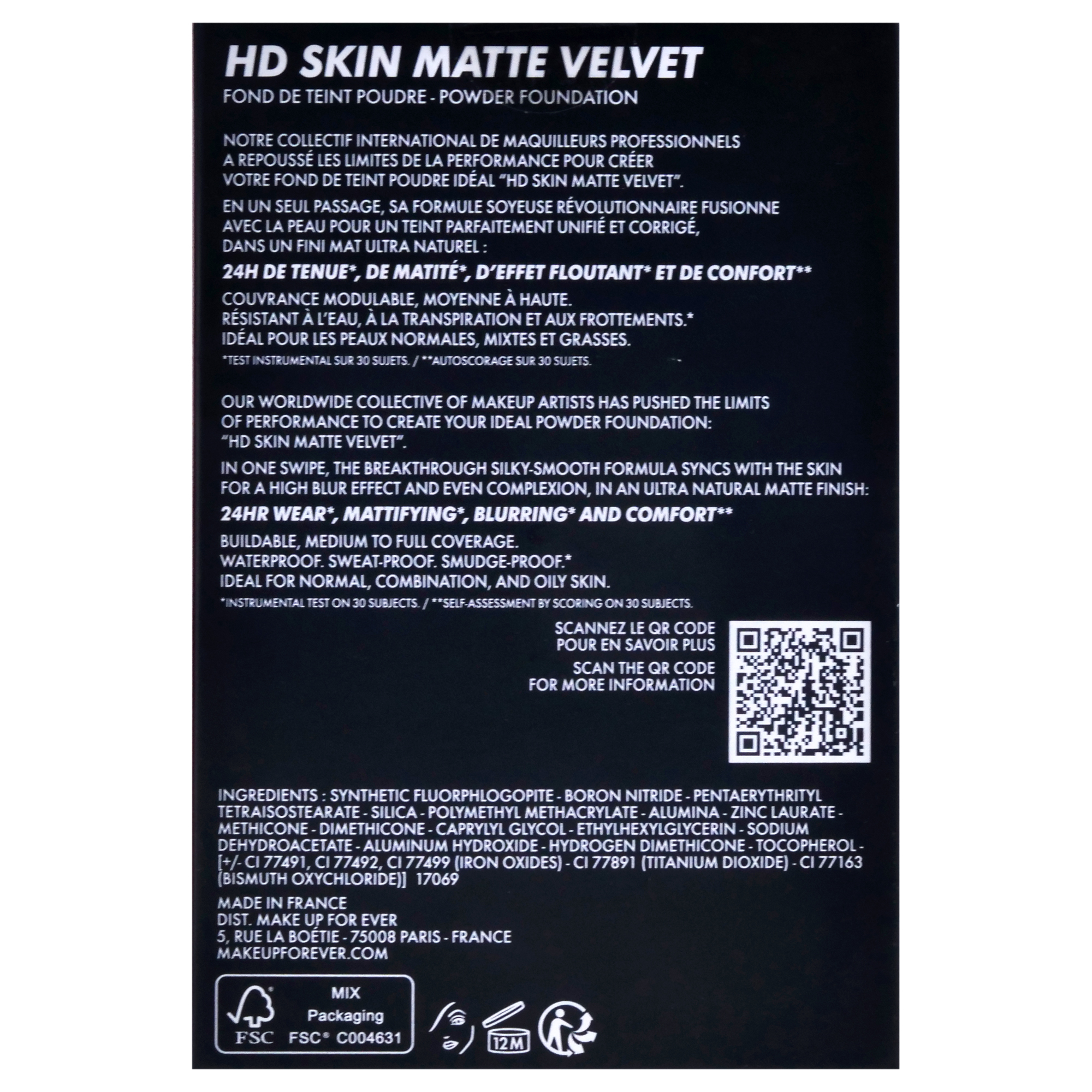 Foto 7 | Base De Maquillaje En Polvo Make Up For Ever Hd Skin Matte 1y18 Anacardo - Venta Internacional.