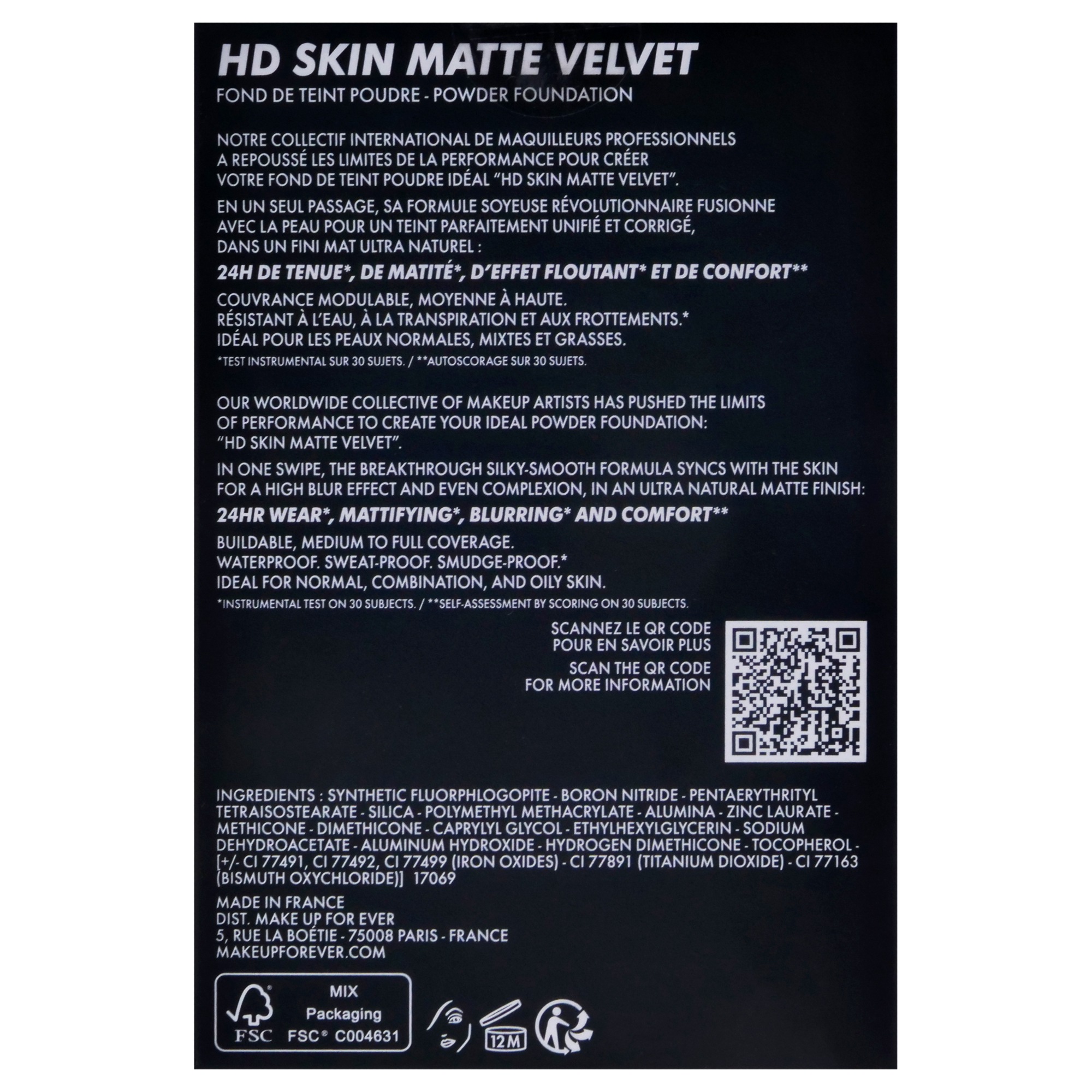 Foto 7 | Base De Maquillaje En Polvo Make Up For Ever Hd Skin Matte 1n06 - Venta Internacional.