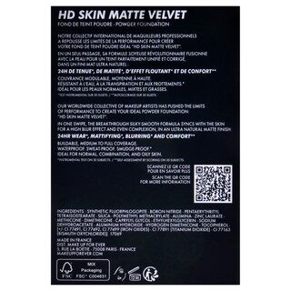 Foto 7 | Base De Maquillaje En Polvo Make Up For Ever Hd Skin Matte 1y08 Warm - Venta Internacional.