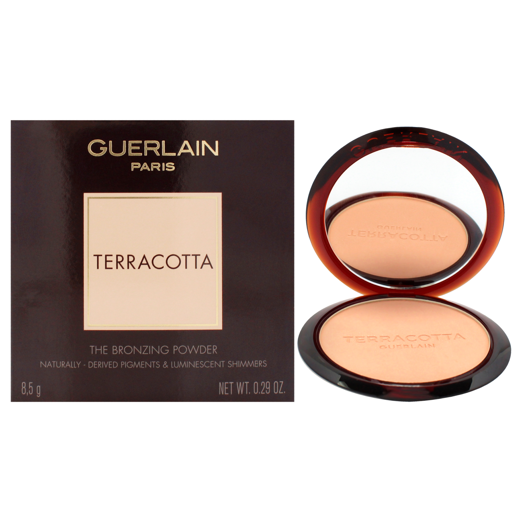 Polvo Bronceador Guerlain 96% Naturally 00 Light Cool - Venta Internacional.