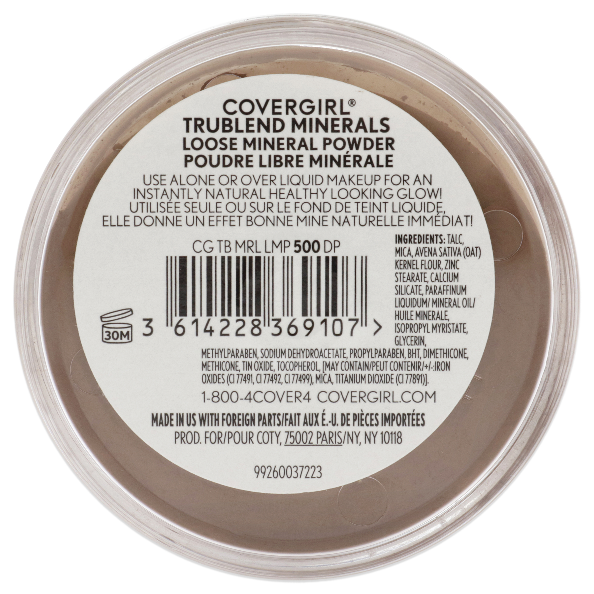 Foto 3 pulgar | Polvo CoverGirl Trublend Minerals 500 Deep Foncé-Venta Internacional