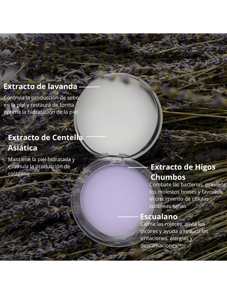 Foto 8 pulgar | Polvo para Rostro Matificante Chillab Matte de Lavanda 10g