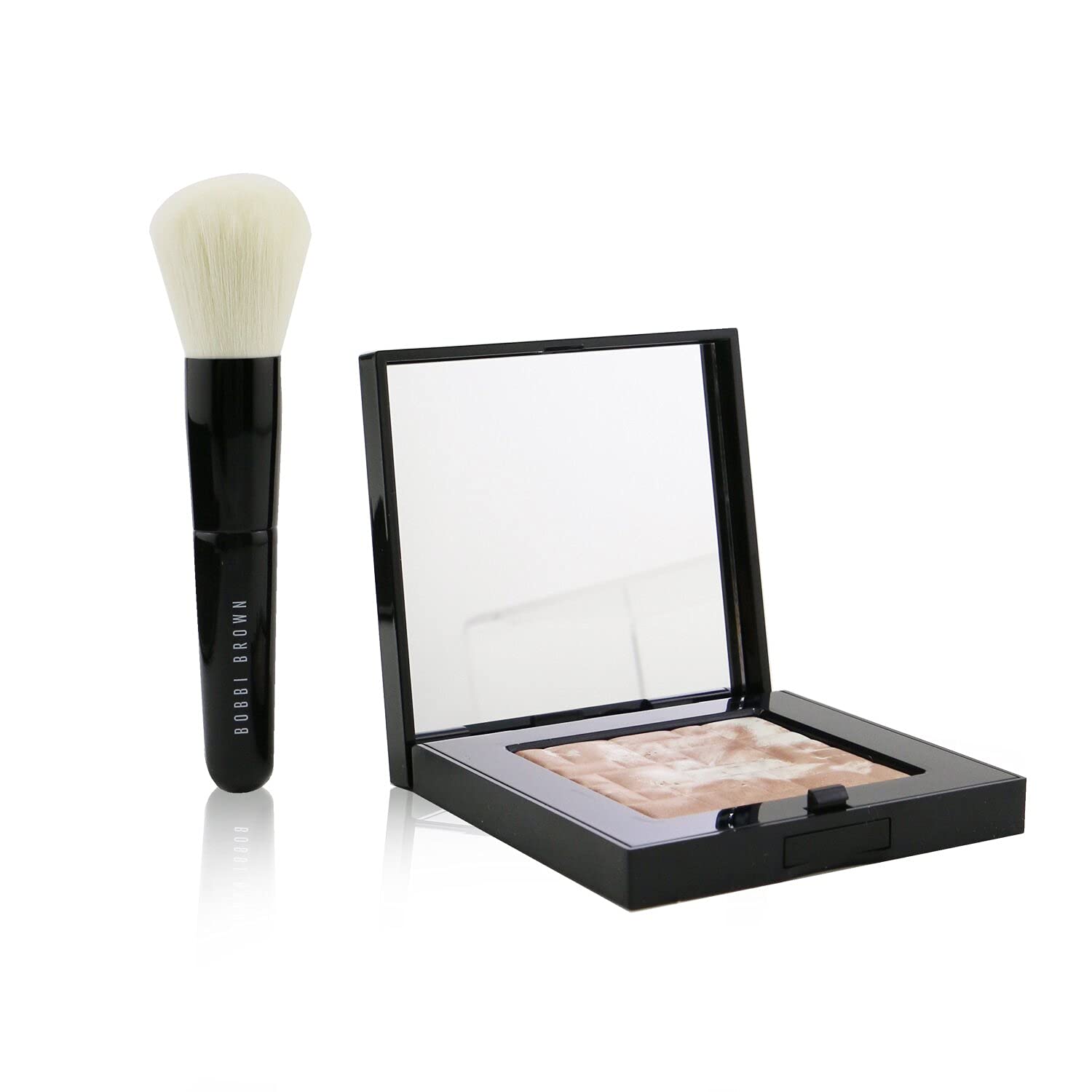 Set De Polvos Iluminadores Bobbi Brown Con Brocha, Tamaño De Viaje - Venta Internacional.