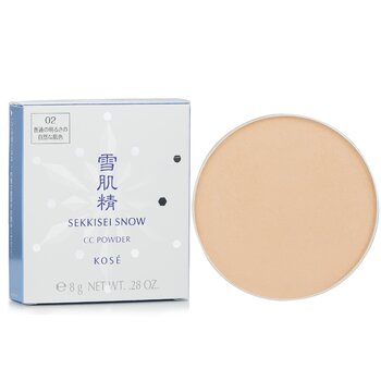 Foto 4 pulgar | Funda Cc Powder Sekkisei Snow Spf 14 #02 Con Esponja - Venta Internacional.