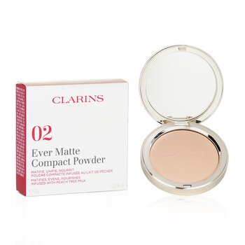 Foto 3 pulgar | Polvo Compacto Clarins Ever Matte #02 Light - Venta Internacional.