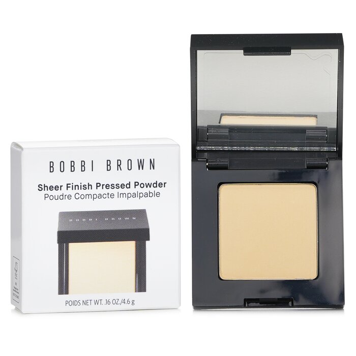 Foto 2 pulgar | Polvo Prensado Bobbi Brown Sheer Finish Mini #1, Amarillo Pálido - Venta Internacional.