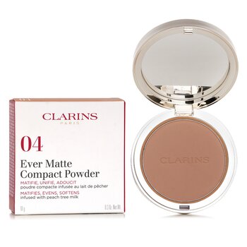 Foto 3 pulgar | Polvo Compacto Clarins Ever Matte #04 Medium - Venta Internacional.