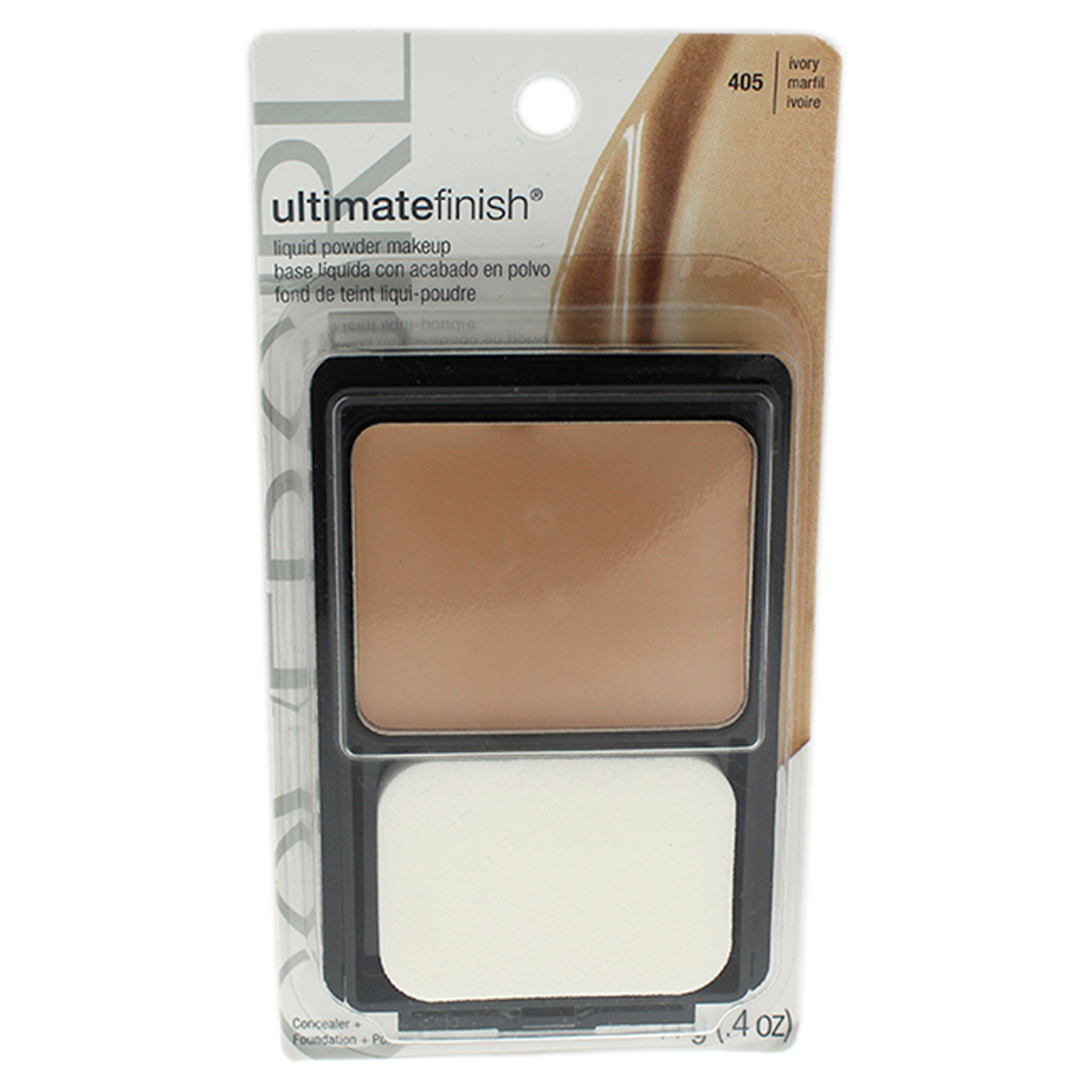 Maquillaje Covergirl Ultimate Finish Liquid Powder #405 Ivory - Venta Internacional