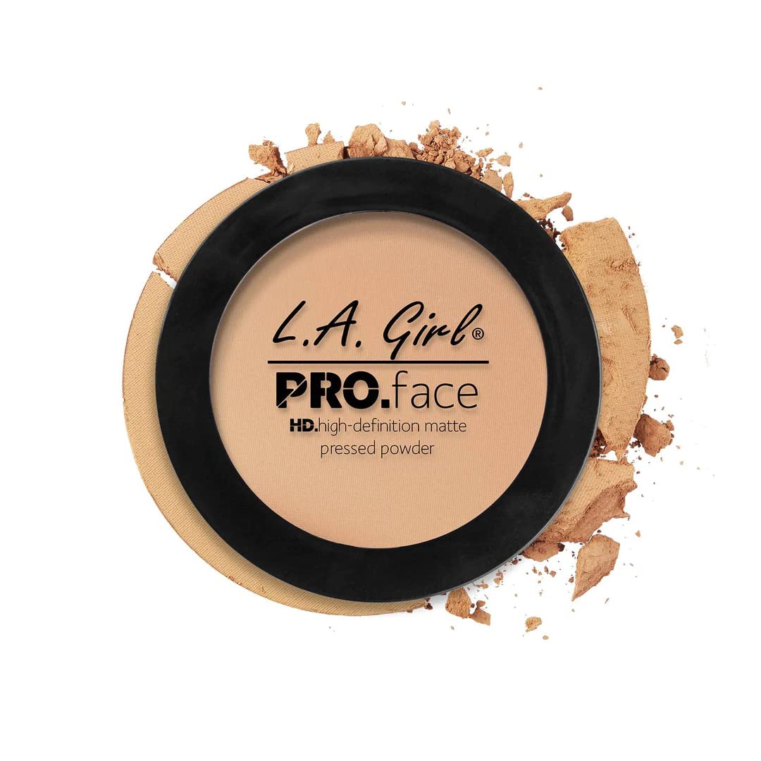 Foto 2 pulgar | Polvo Prensado L.a. Girl Pro Face Hd Matte Nude Beige 7g X3 - Venta Internacional.