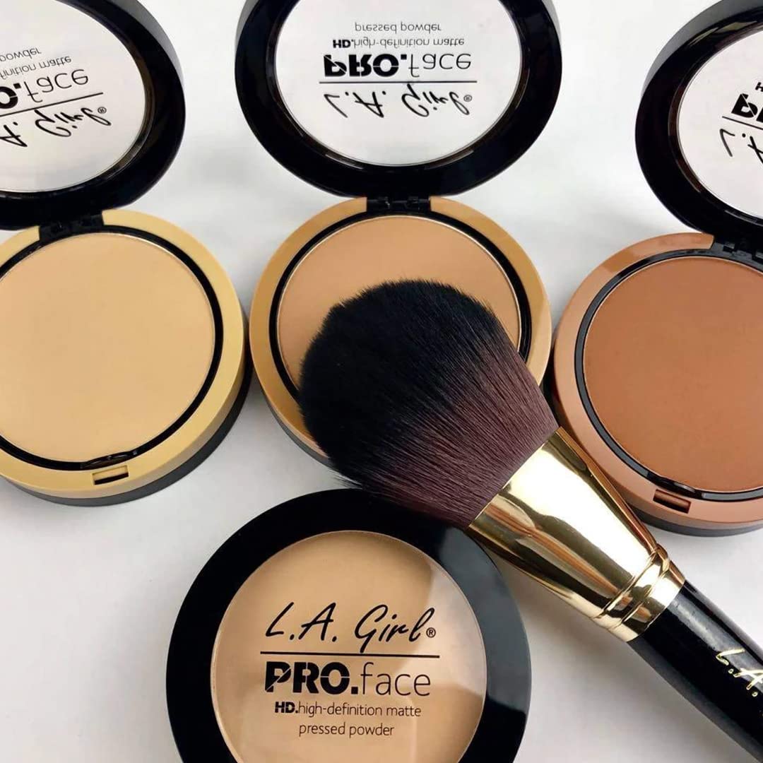 Foto 4 | Polvo Prensado L.a. Girl Pro Face Hd Matte Nude Beige 7g X3 - Venta Internacional.