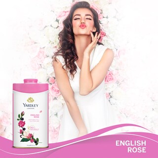 Foto 2 | Talco Perfumado Yardley English Rose 250g - Venta Internacional.