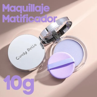 Foto 2 | Polvo Matificado Cremoso Lavanda Maquillaje Mate Candy Bella