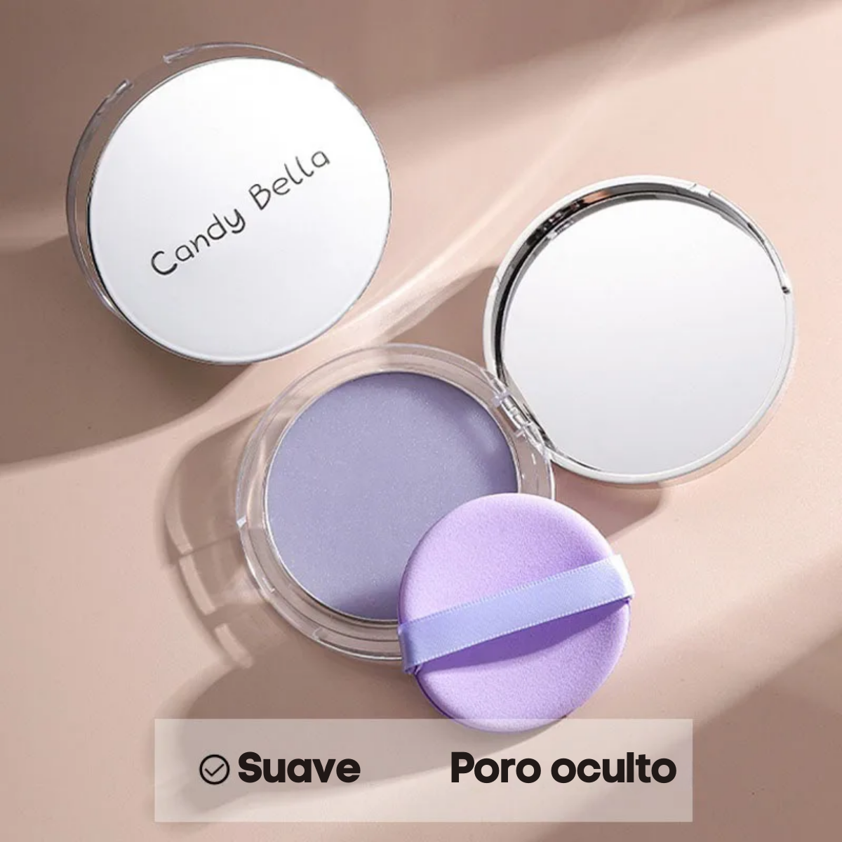 Foto 6 pulgar | Polvo Matificado Cremoso Lavanda Maquillaje Mate Candy Bella
