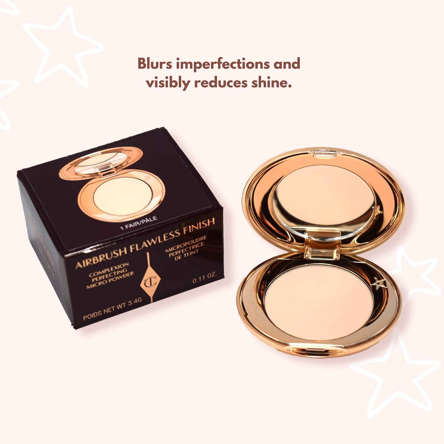 Foto 4 pulgar | Polvo Facial Charlotte Tilbury Airbrush Flawless Finish 1 Fair - Venta Internacional.