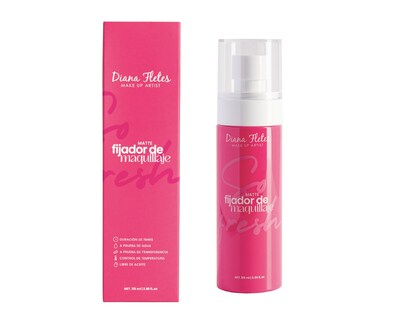 Foto 3 | Kit Fijación De Maquillaje Diana Fletes Ppf-01 Con Brochas