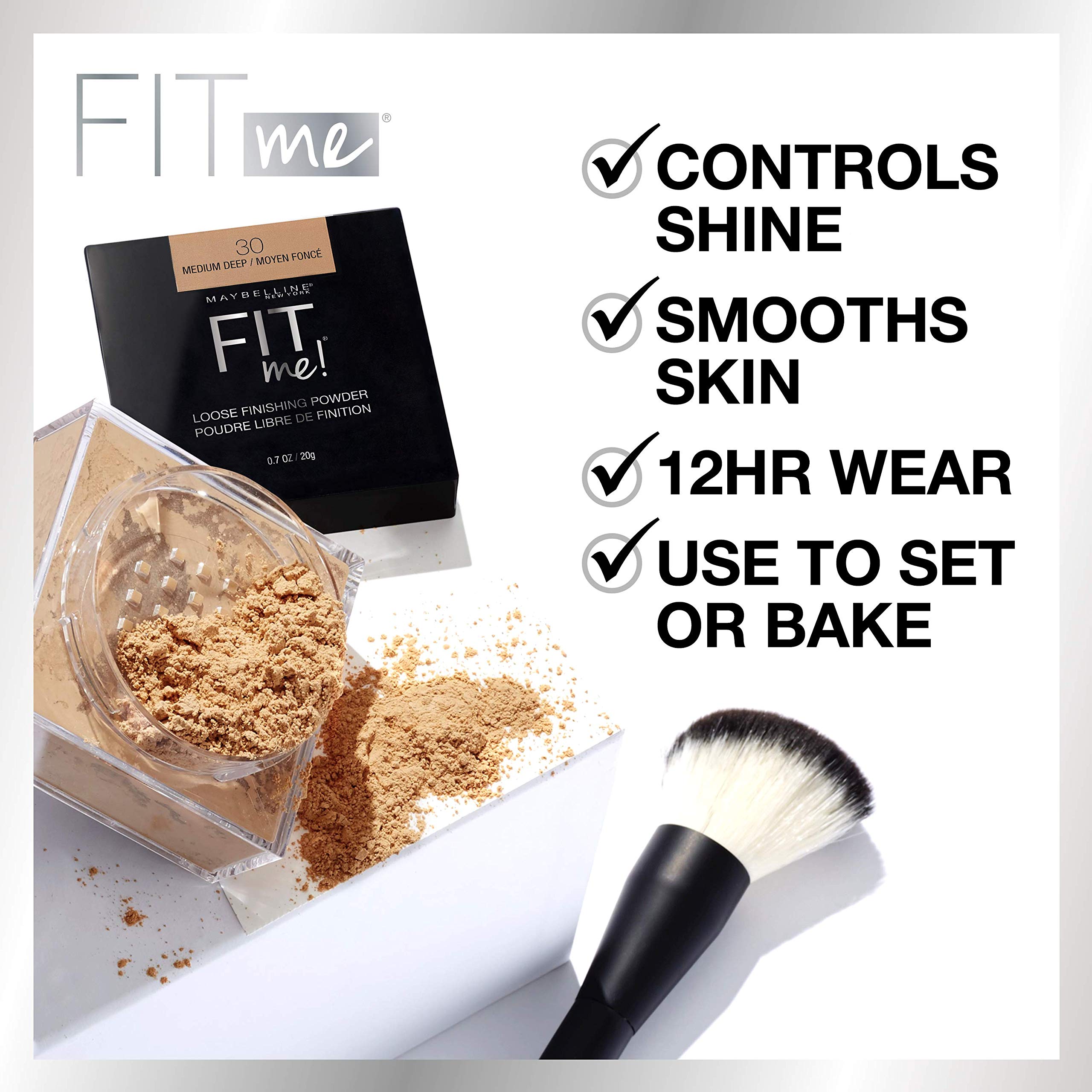 Foto 4 | Polvo Fijador Maybelline Fit Me Fair, 1 Unidad - Venta Internacional.