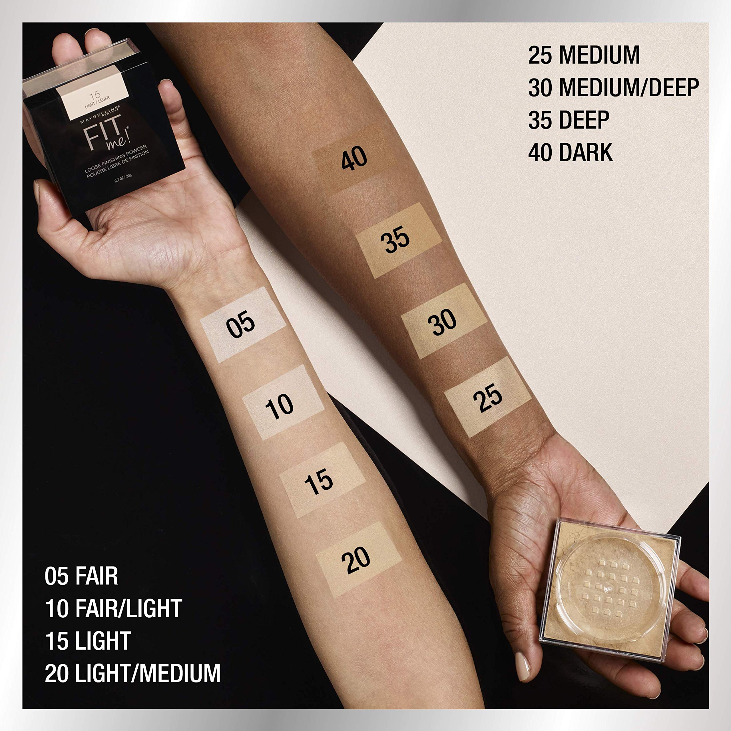 Foto 5 | Polvo Fijador Maybelline Fit Me Fair, 1 Unidad - Venta Internacional.