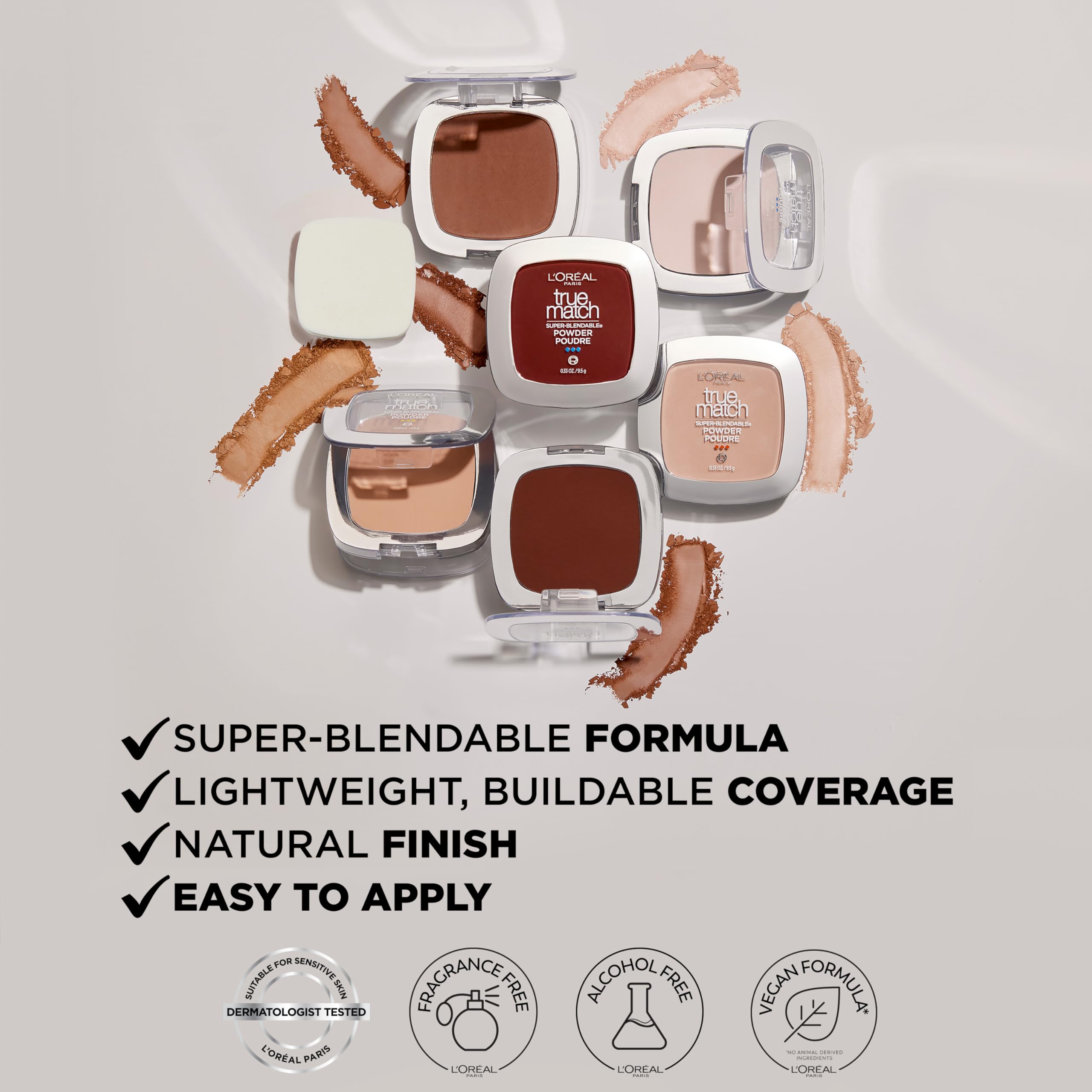 Foto 6 pulgar | Base De Maquillaje En Polvo L'oreal Paris True Match Super Blendable - Venta Internacional.