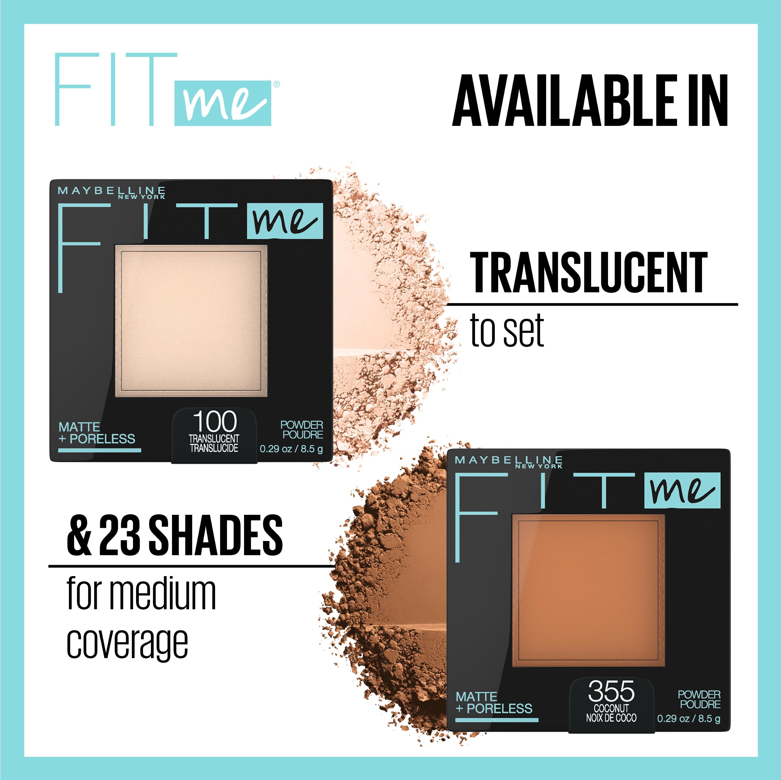 Foto 5 pulgar | Polvo Facial Maybelline Fit Me Matte + Poreless Fair Ivory - Venta Internacional.