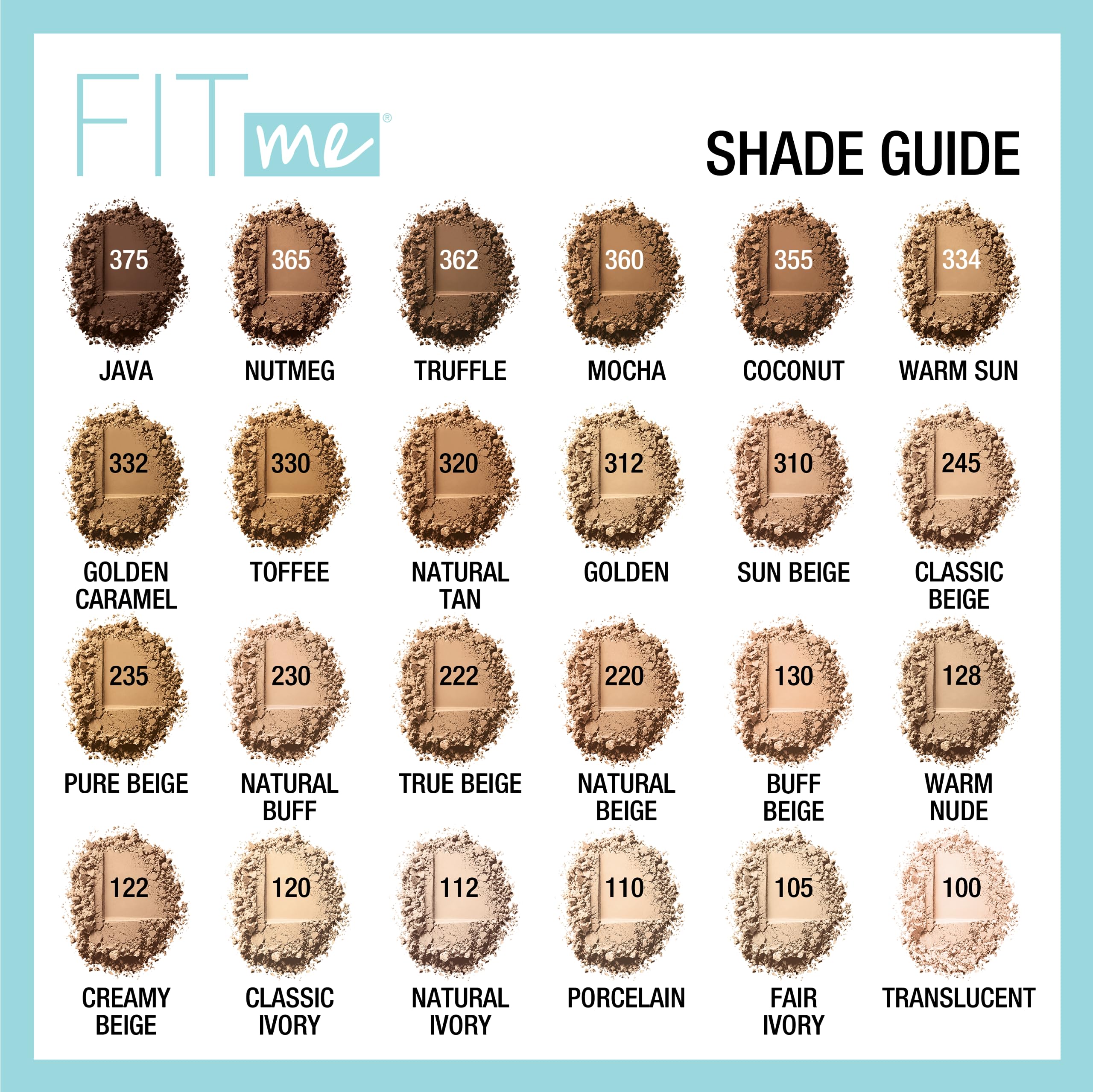 Foto 6 pulgar | Polvo Facial Maybelline Fit Me Matte + Poreless Fair Ivory - Venta Internacional.