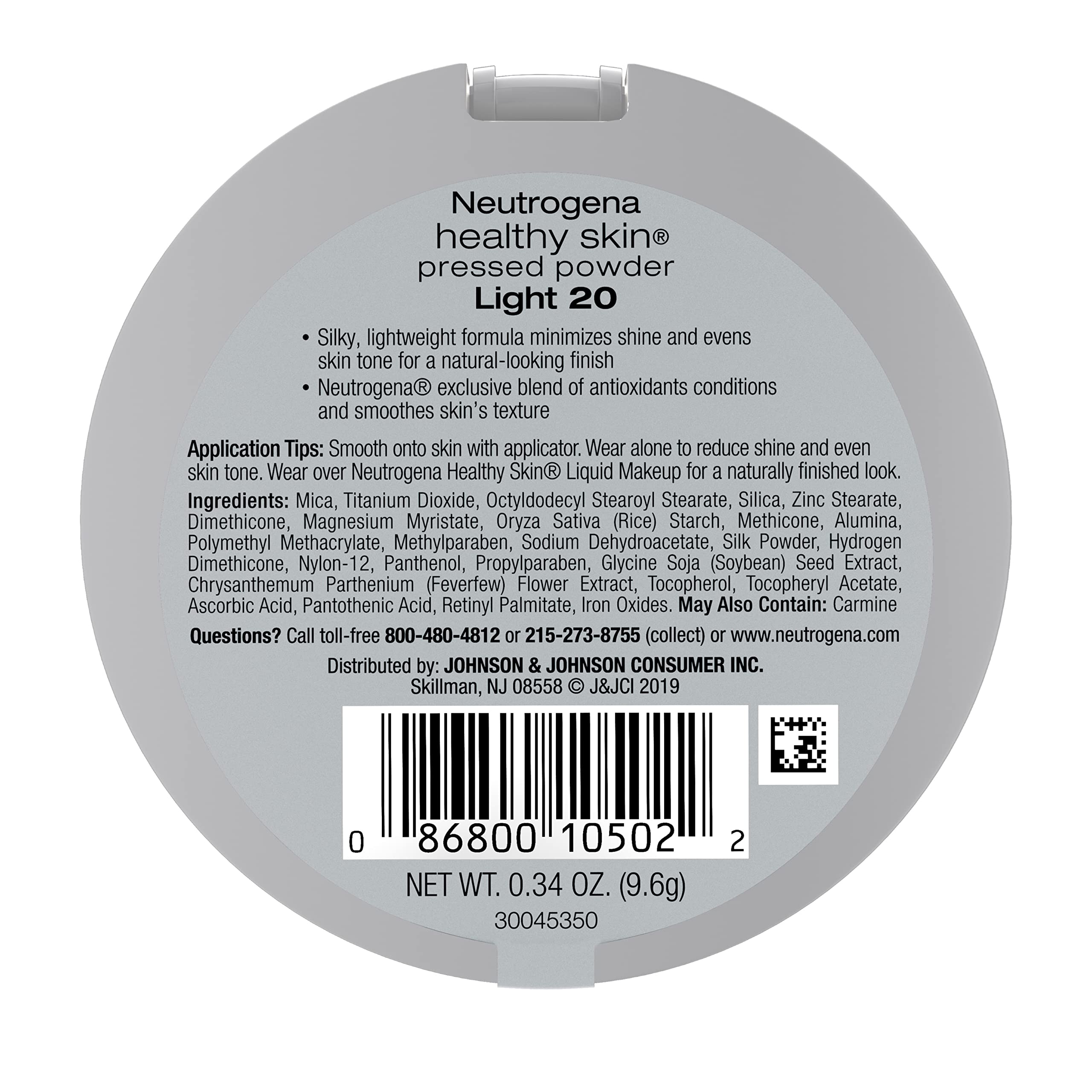 Foto 5 pulgar | Polvo De Maquillaje Compact Neutrogena Healthy Skin Light 20 - Venta Internacional.