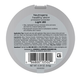 Foto 4 | Polvo De Maquillaje Compact Neutrogena Healthy Skin Light 20 - Venta Internacional.