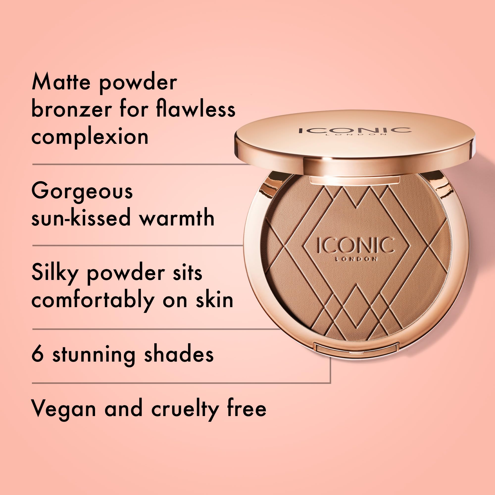 Foto 2 | Polvo Bronceador Iconic London Ultimate, Acabado Mate Y Sedoso - Venta Internacional.