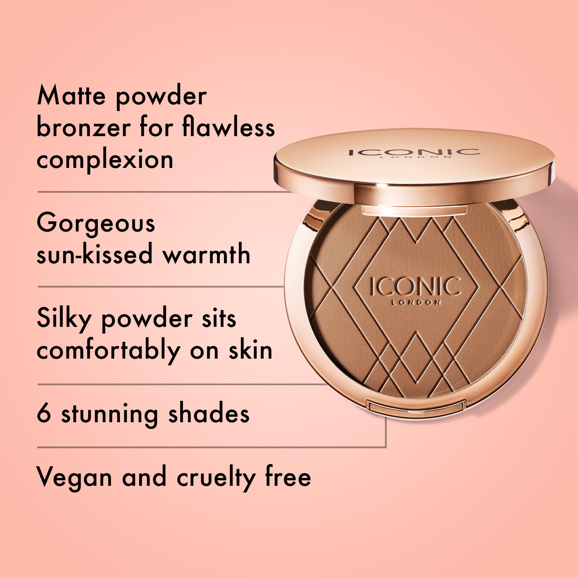 Foto 2 | Polvo Bronceador Iconic London Ultimate, Acabado Mate Y Sedoso - Venta Internacional.