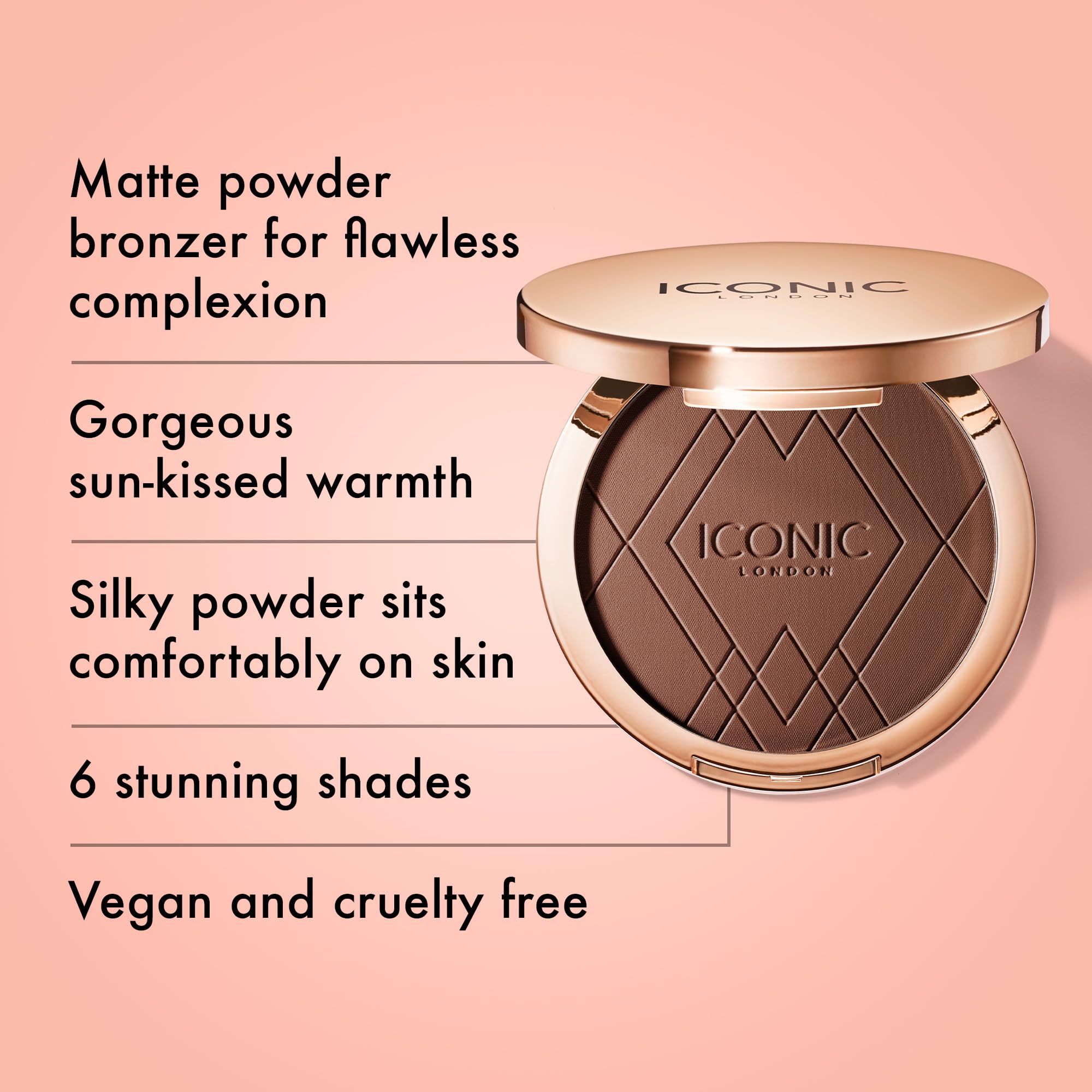 Foto 2 | Polvo Bronceador Iconic London Ultimate, Acabado Mate Y Sedoso - Venta Internacional.