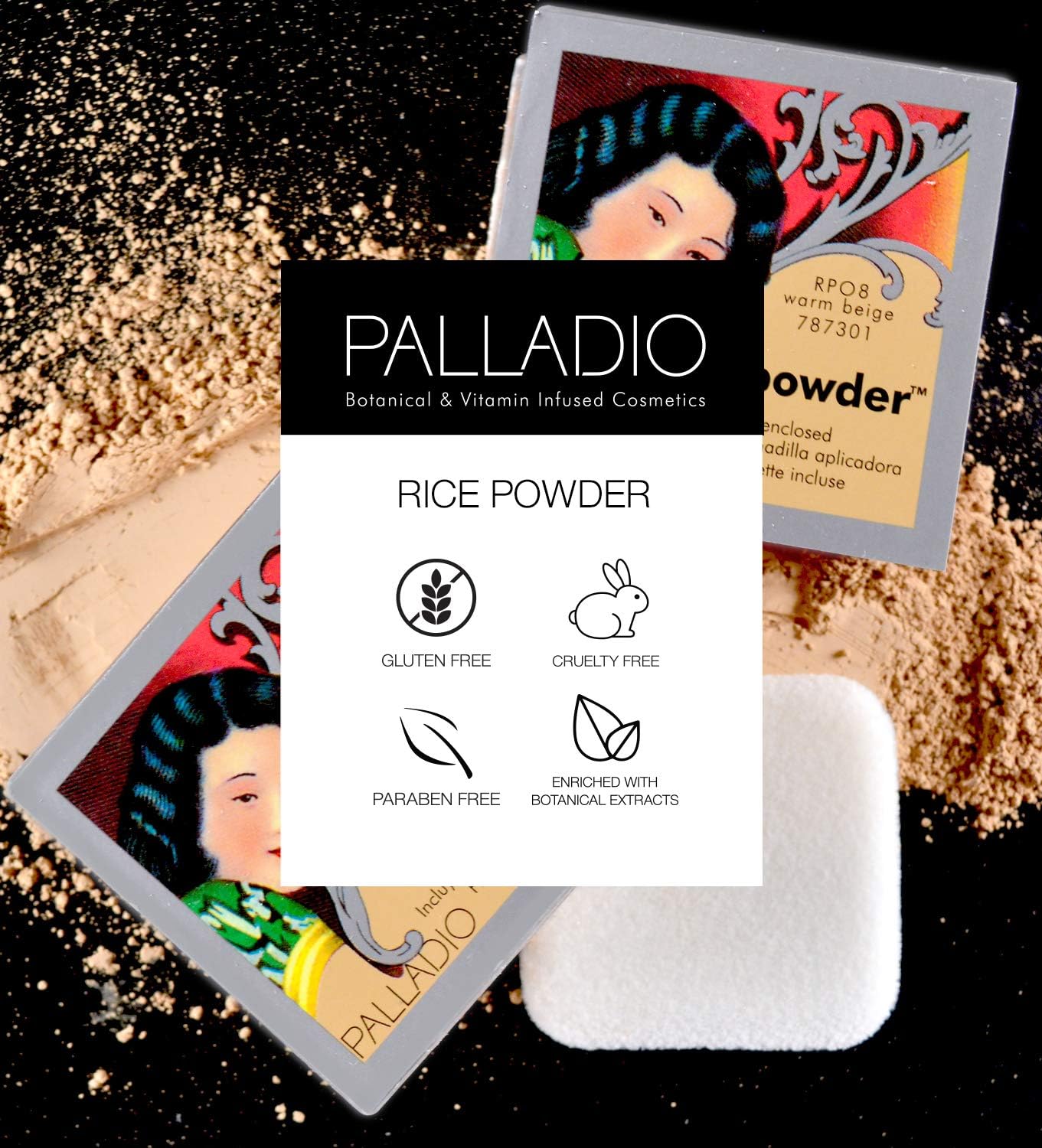 Foto 8 pulgar | Arroz Prensado En Polvo Palladio Natural 7,5 G - Venta Internacional.
