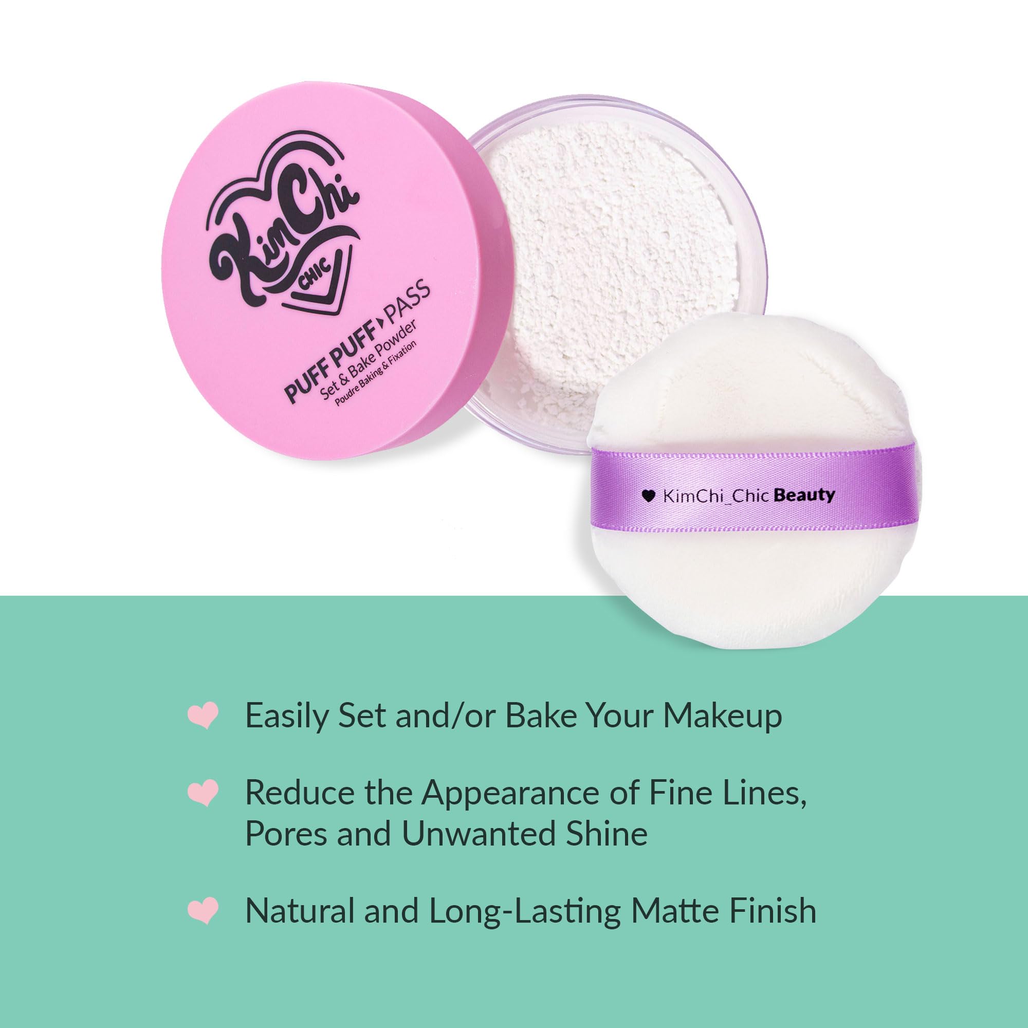 Foto 2 | Polvo Fijador Kimchi Chic Beauty Puff Pass 01 Ivander - Venta Internacional.