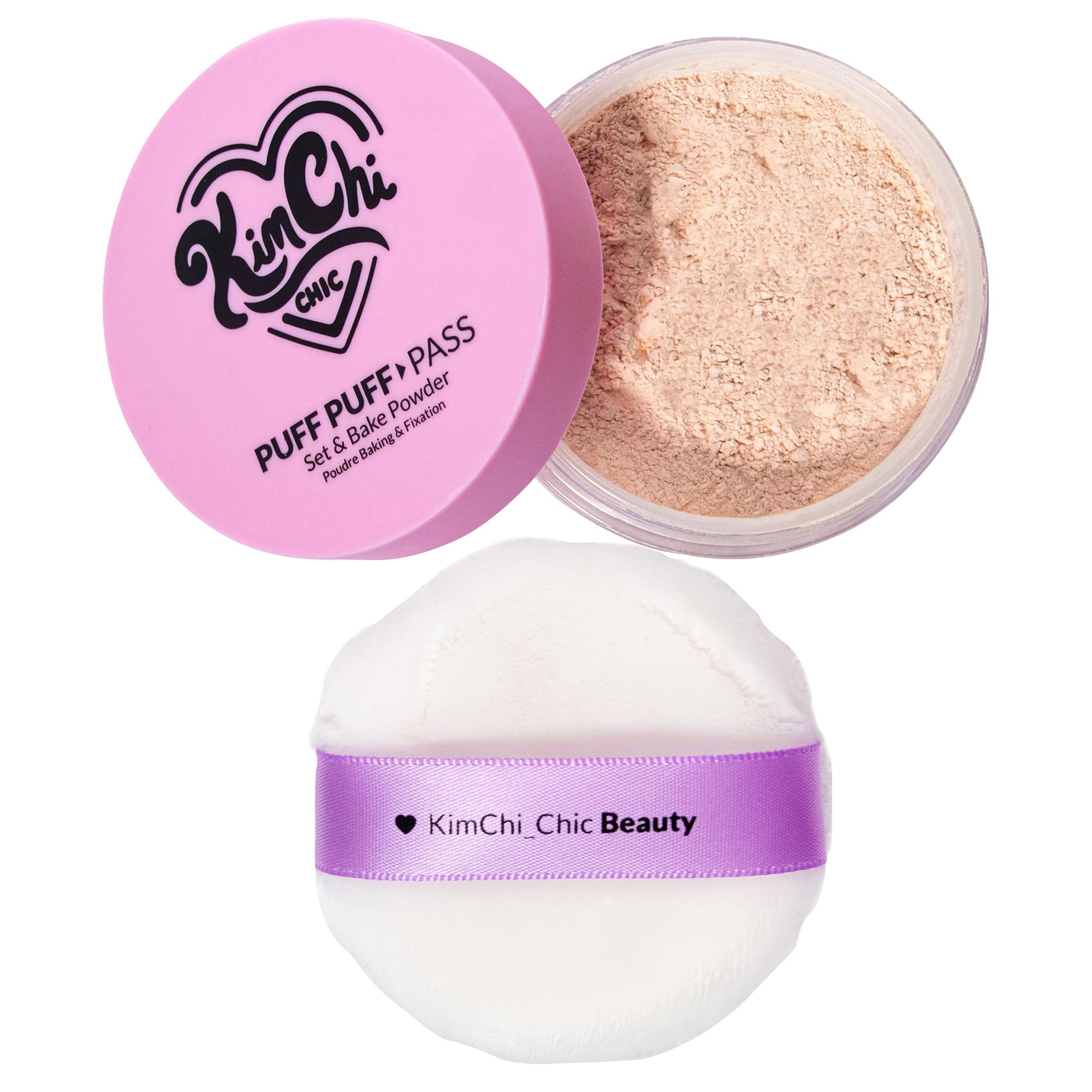 Foto 4 pulgar | Polvo Fijador Kimchi Chic Beauty Puff Pass Translúcido - Venta Internacional.