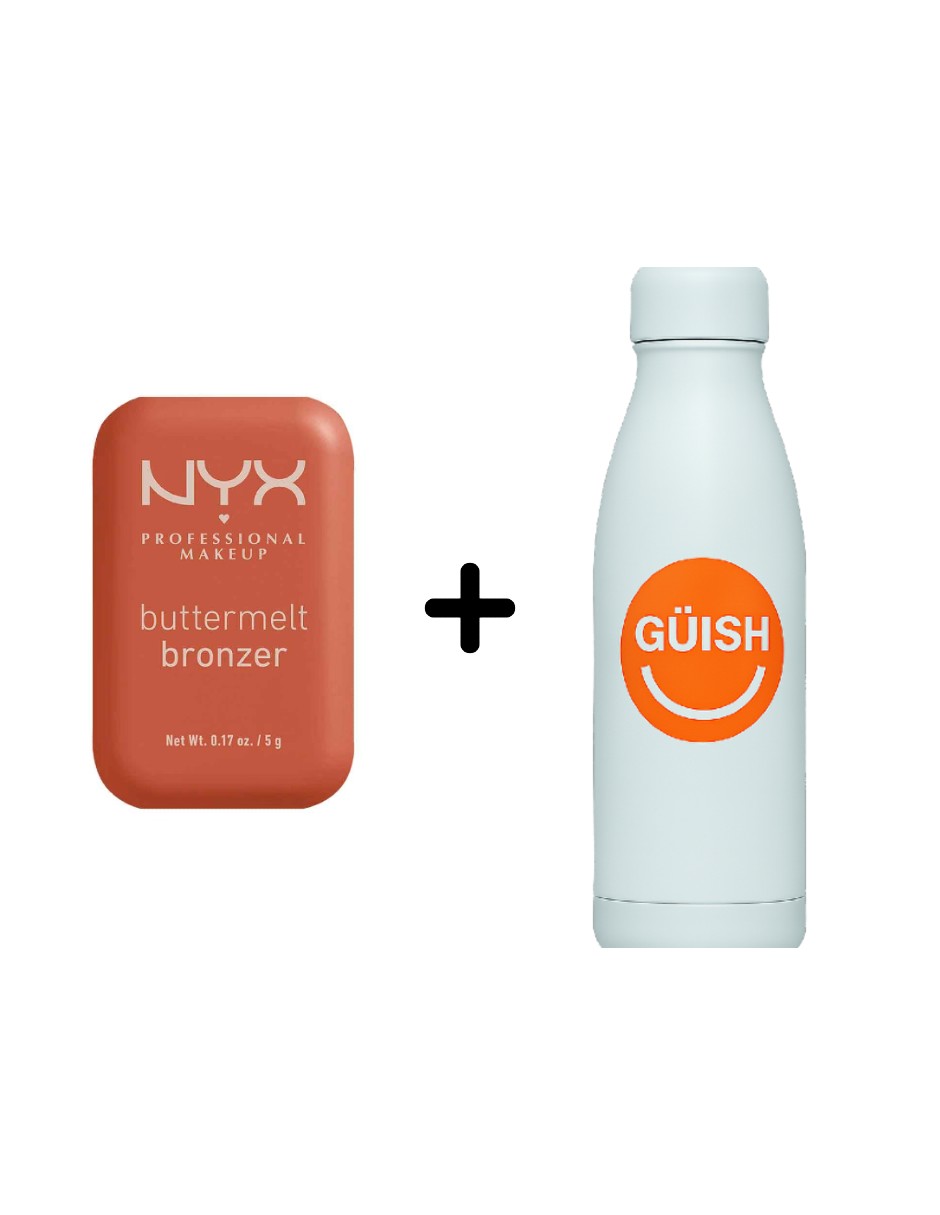 Bronceador Cremoso Buttermelt Bronzer De Nyx + Termo De Agua De Regalo Güish