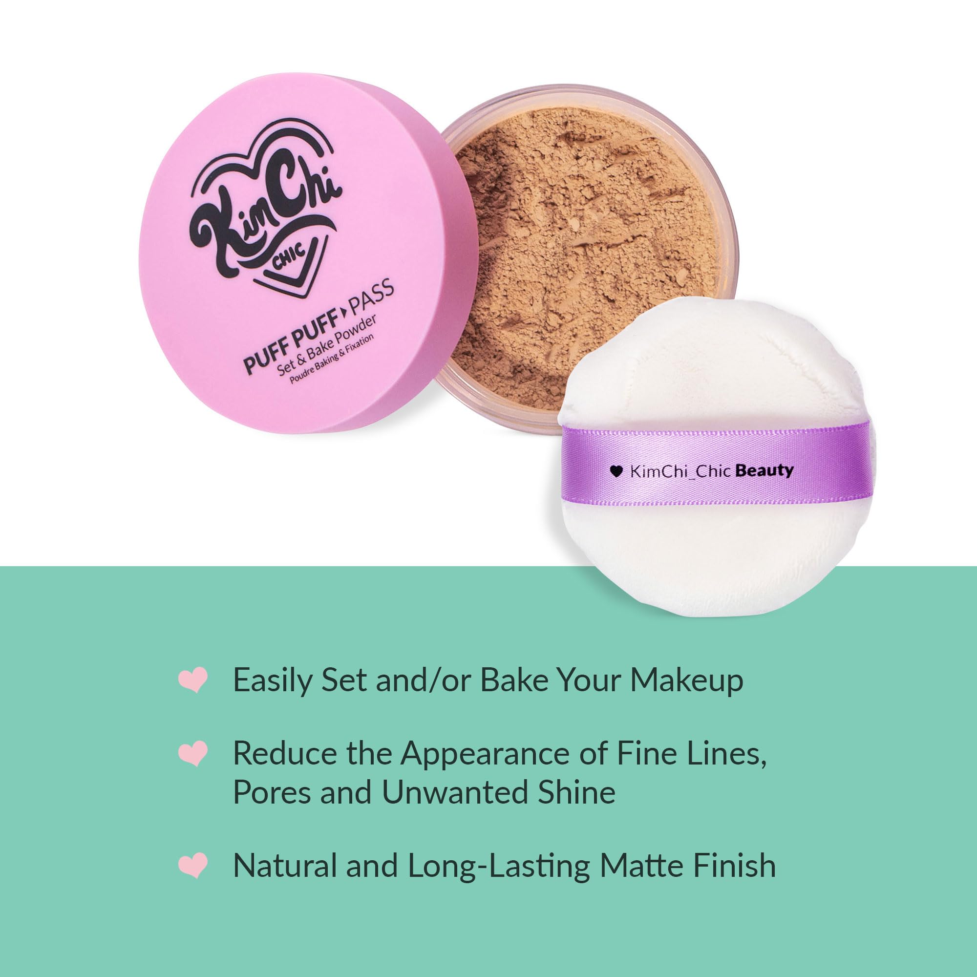 Foto 3 pulgar | Polvo Fijador Kimchi Chic Beauty Puff Pass Suntan 05 - Venta Internacional.