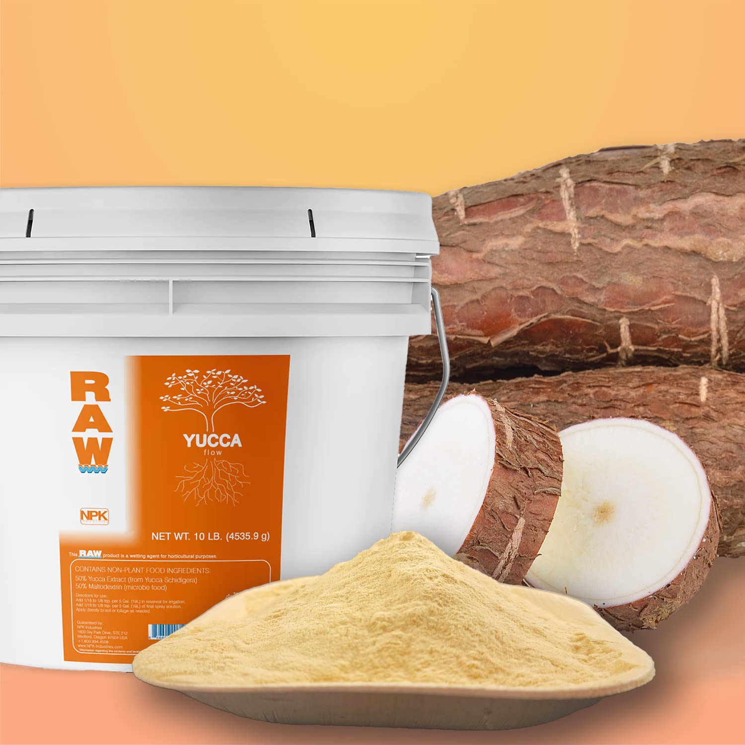 Foto 5 pulgar | Agente Humectante Raw Yucca Natural Extract 4.54 Kg - Venta Internacional.