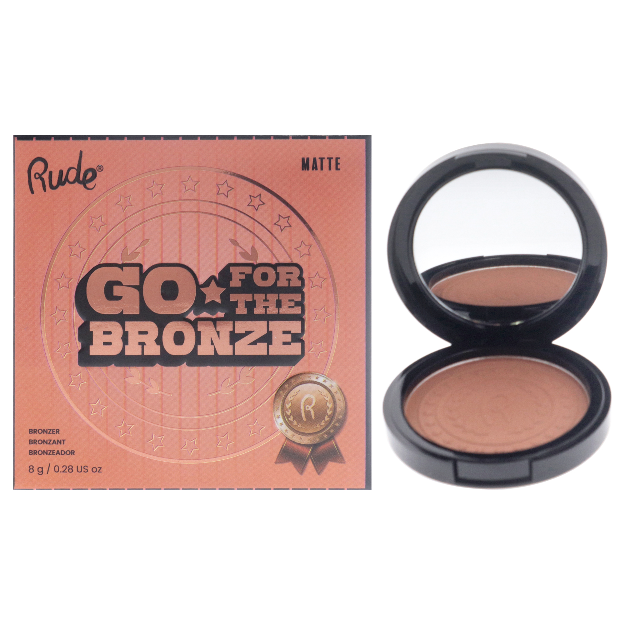 Foto 1 | Polvo Bronceador Rude Cosmetics Go For The Bronze, 8 Ml - Venta Internacional.