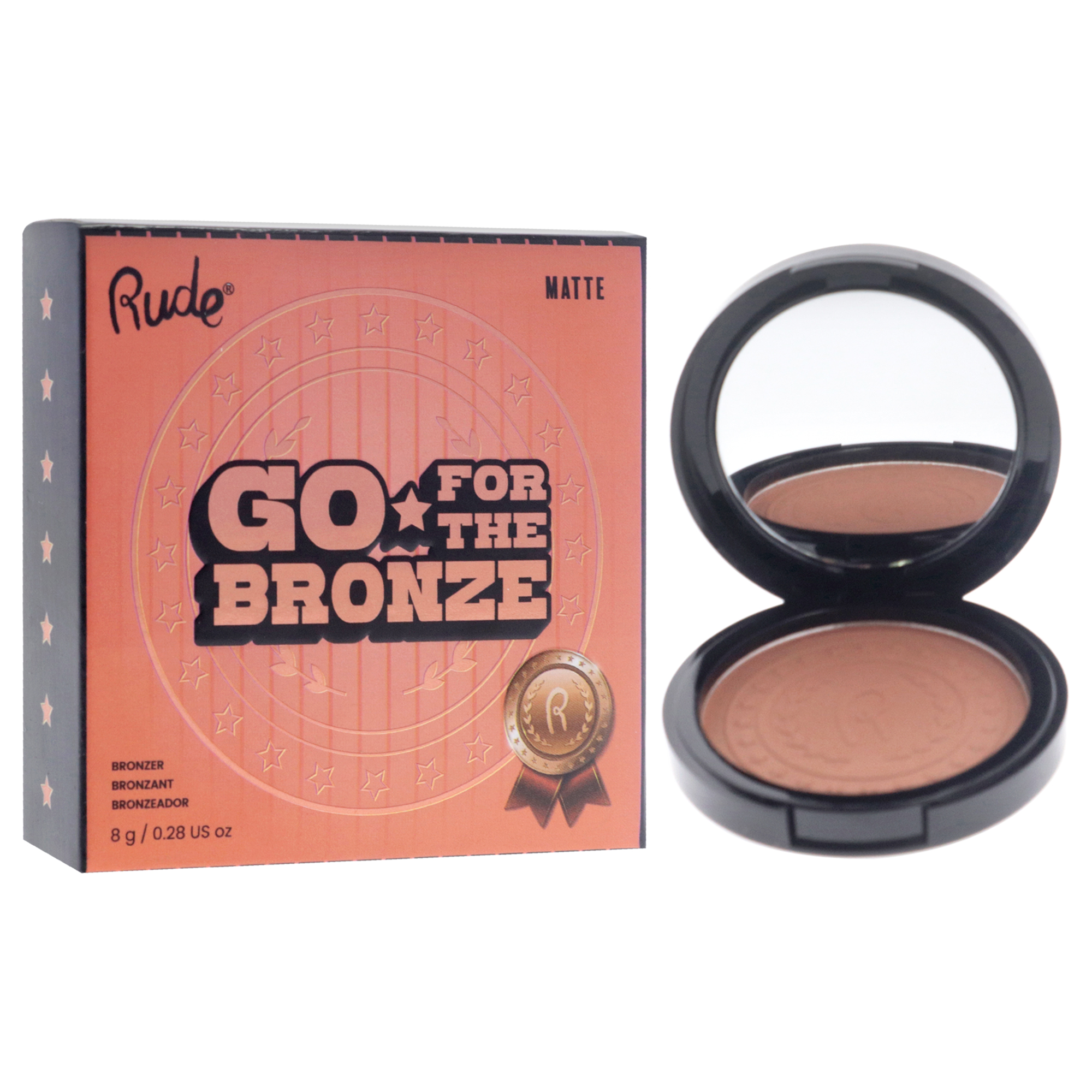 Foto 3 | Polvo Bronceador Rude Cosmetics Go For The Bronze, 8 Ml - Venta Internacional.