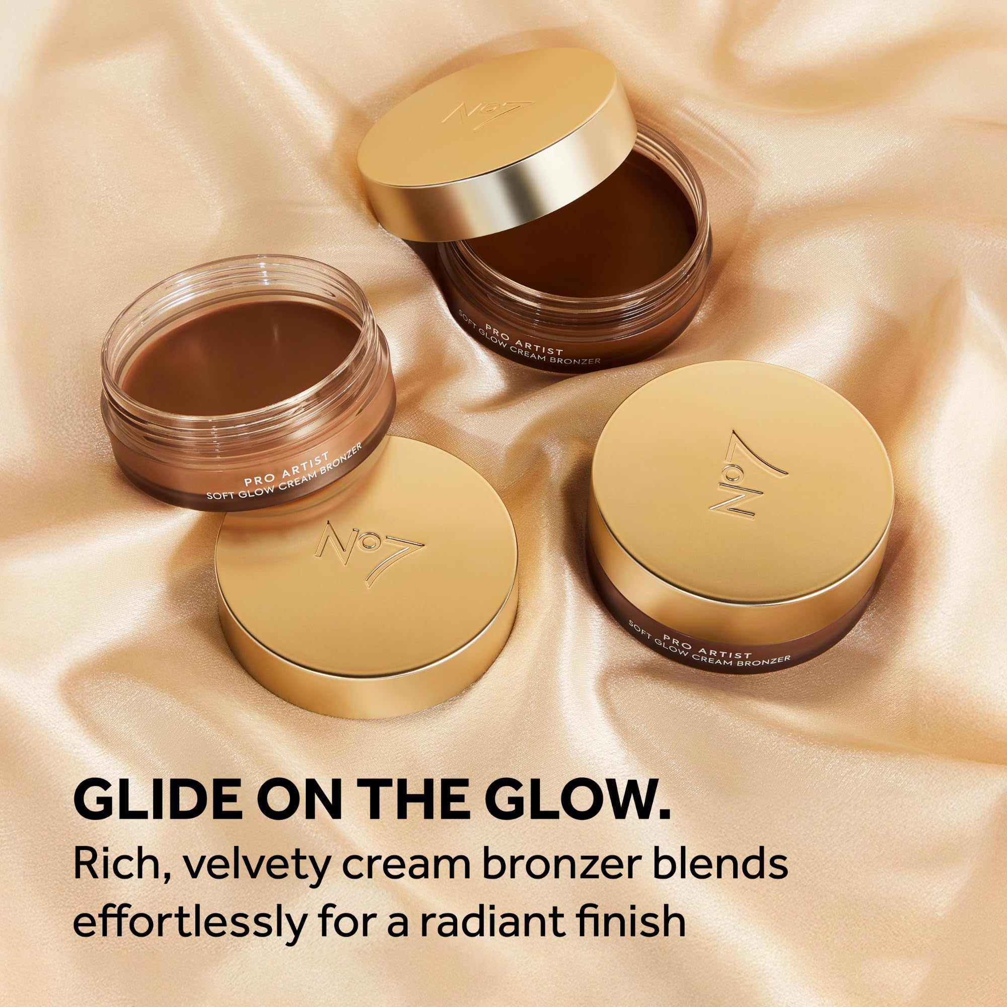 Foto 4 pulgar | Cream Bronzer No7 Pro Artist Soft Glow Cream, 37 Ml, Tamaño Mediano - Venta Internacional.
