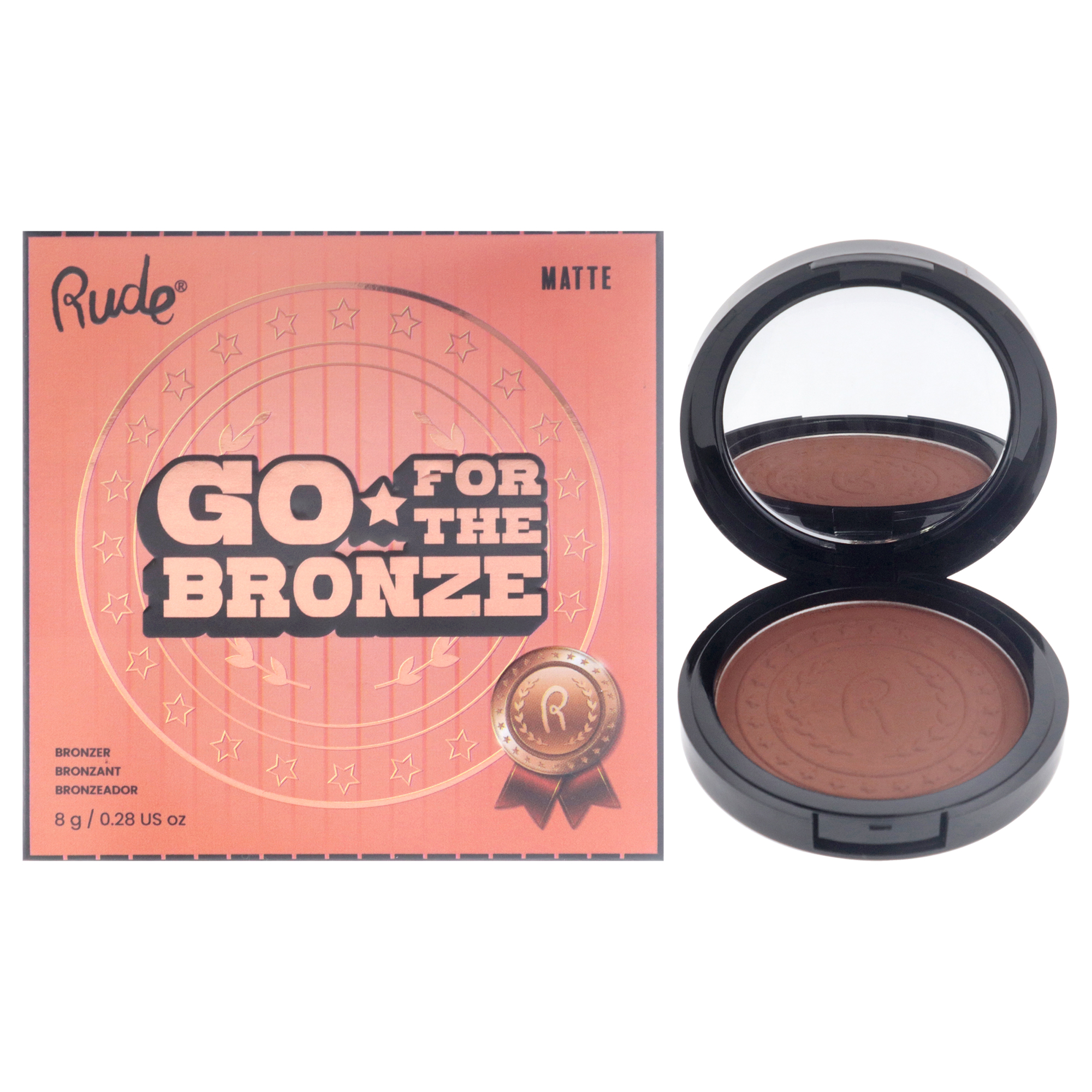 Polvo Bronceador Rudecosmetics Go For The Bronze, 8 Ml - Venta Internacional.