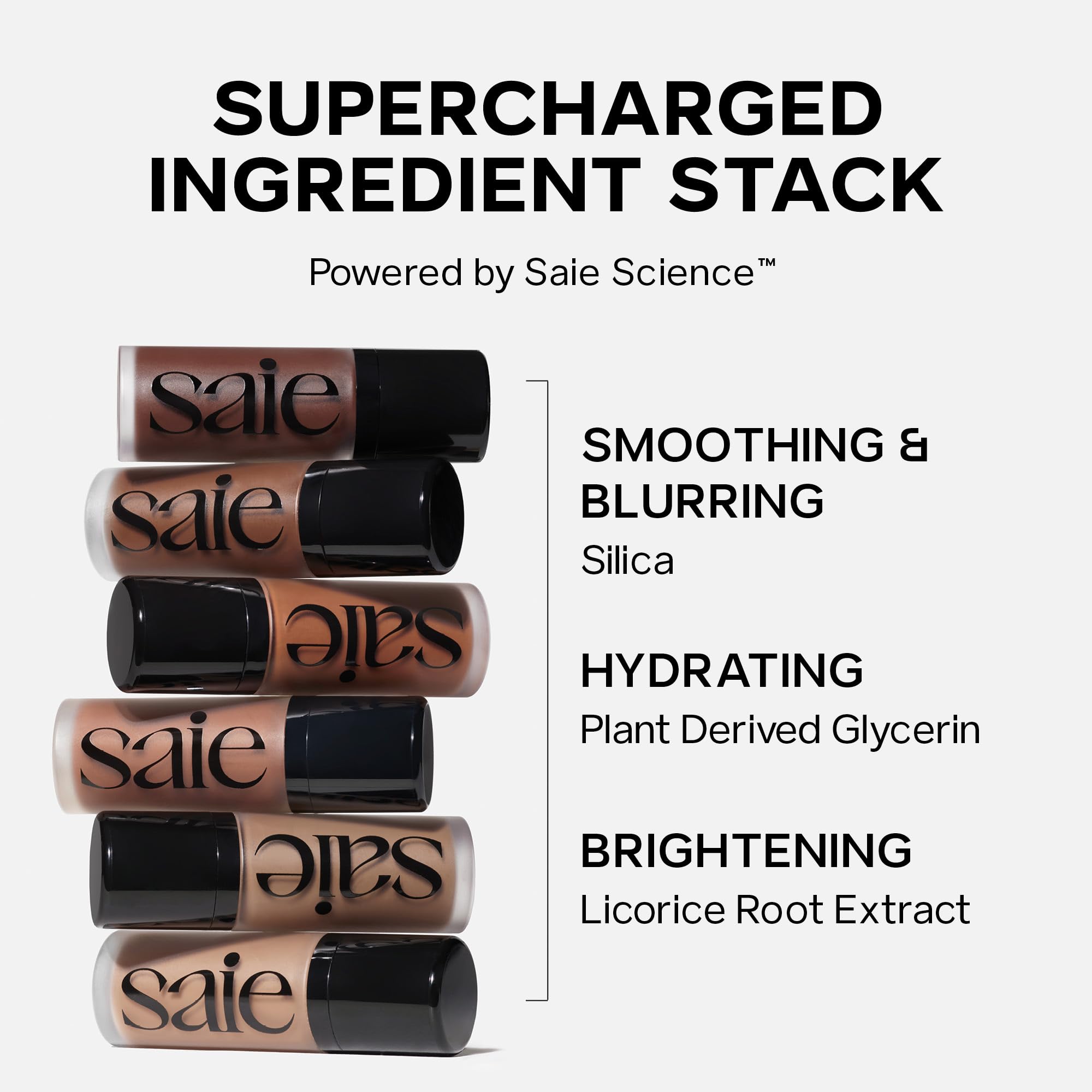 Foto 5 | Bronceador Líquido Saie Dew Bronze Soft-focus Sand 12 Ml - Venta Internacional.
