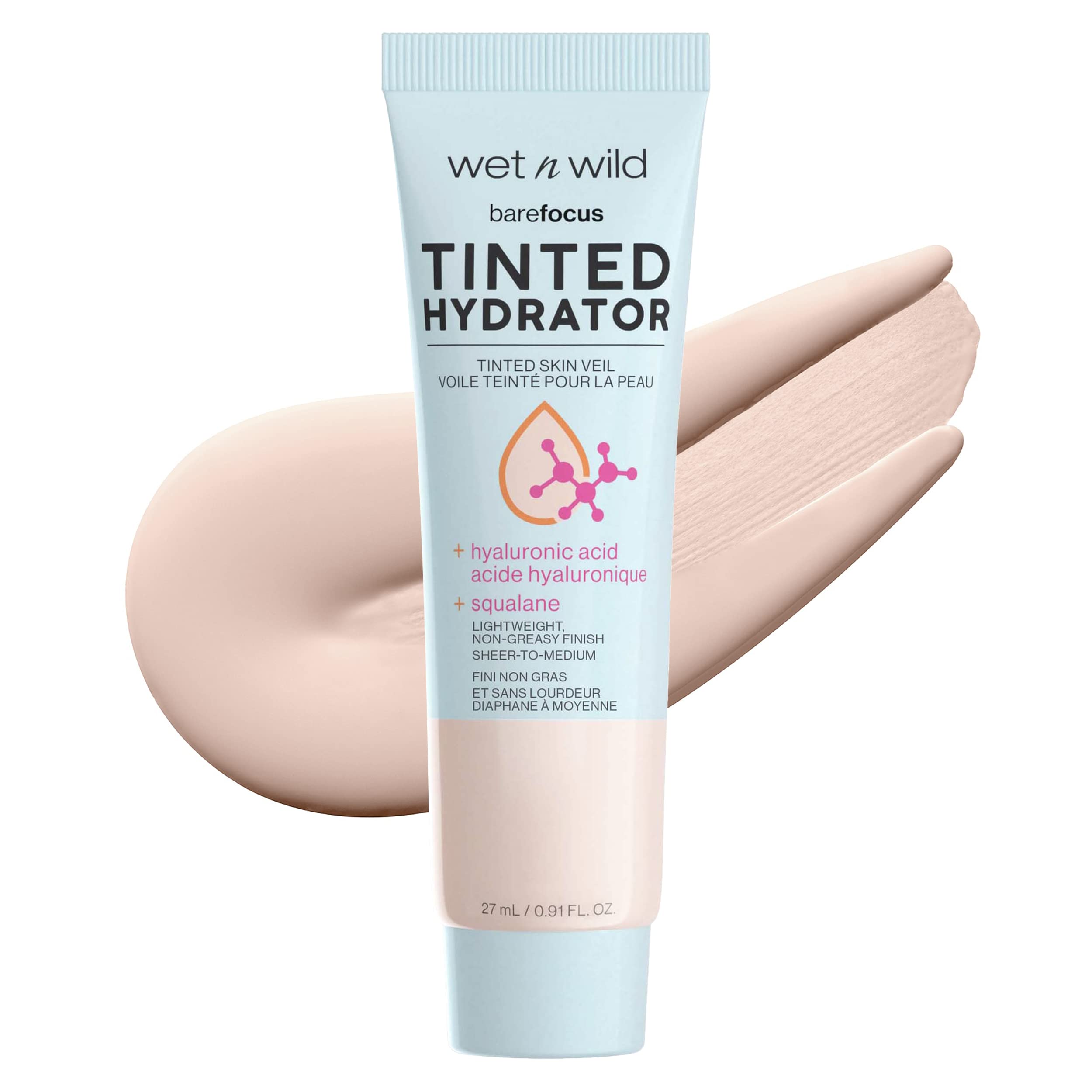 Foto 1 | Tinted Hydrator Wet N Wild Bare Focus Porcelain Matte - Venta Internacional.