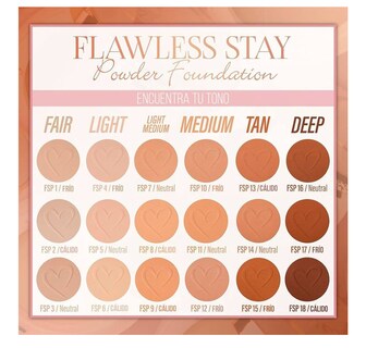 Foto 3 | Base En Polvo Flawless Stay Powder Foundation Beauty Creations Tono 12.0