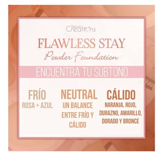 Foto 4 | Base En Polvo Flawless Stay Powder Foundation Beauty Creations Tono 12.0